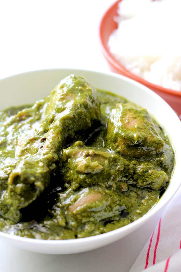 Chicken Hara Bhara Korma Recipe