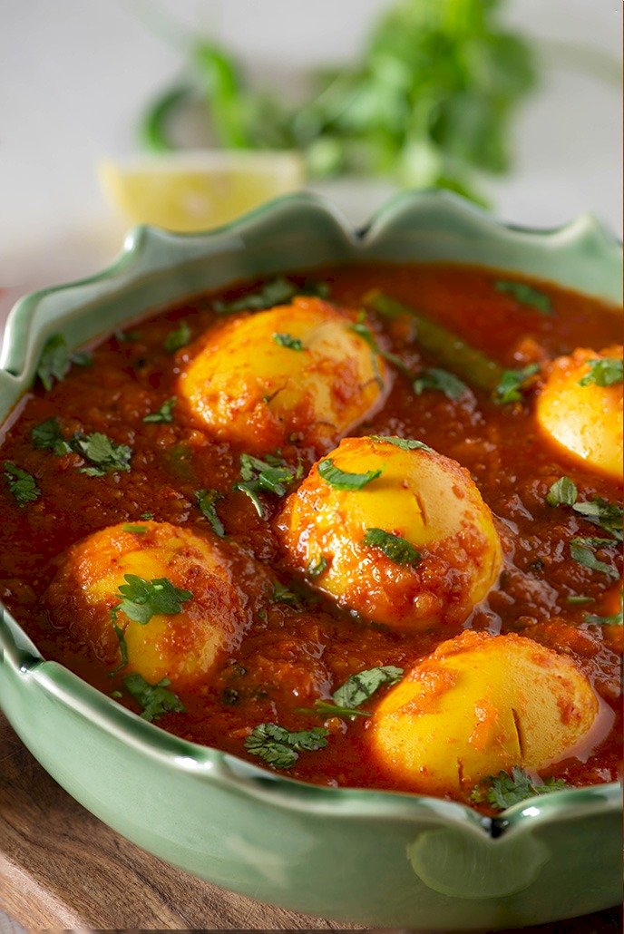 Egg Masala Dry Curry Recipe