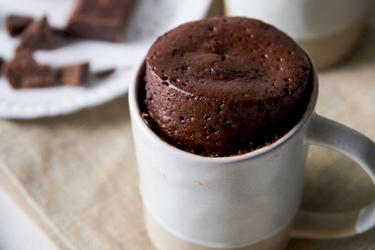 Chocolate Nutty Mug Cake Recipe