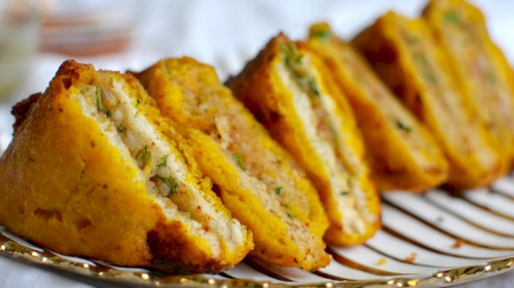 Bombay Bread Cheese Pakoda Recipe