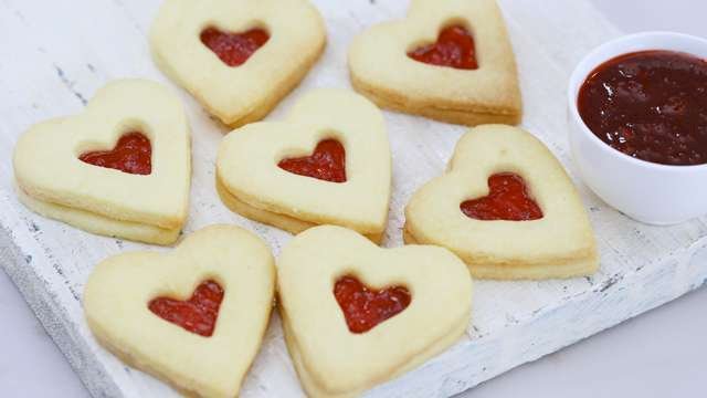 Valentine's Shortbread Cookies Recipe
