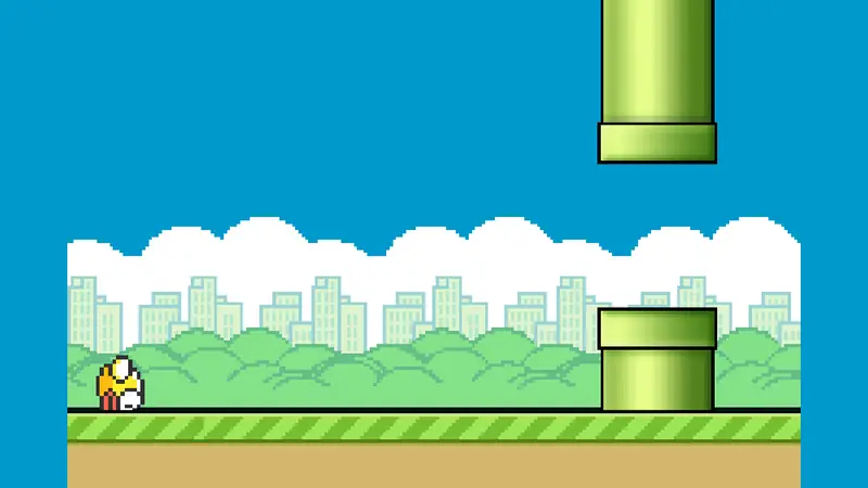 Clumsy Bird gameplay screenshot